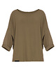 bluzki kimonowe damskie Bluzka khaki YY500217_RAL6007 4