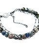 bransoletki wire wrapping Denim jeans vol. 5 - bransoletka 8