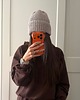 czapki damskie Beżowa czapka 100% merino 1