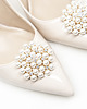 klipsy do butów Złote Ozdoby z pereł - Klipsy do butów Mififi 1