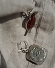 kolczyki srebrne Kolczyki srebrne handmade z bursztynem 2