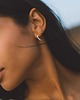 kolczyki srebrne WAVES Semicircle mini / silver earrings 4