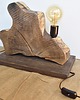 lampy - inne Lampa z plastra drewna loft japandi wabi-sabi /1/ 8