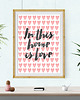 plakaty Plakat In this home is love - A3 1