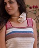 chokery Duży choker ecru 6