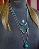 naszyjniki - inne Turkusowy naszyjnik 3w1: kupujesz 1 masz 3 modne naszyjniki BOHO unikat handmade 3