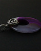 wisiory Vienna - wisior wire-wrapping z fioletowym agatem 2