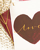 kartki scrapbooking Kartka Walentynkowa "Maroon Love" LOVE 1