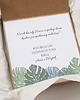 zaproszenia i kartki na ślub Monstera -kartka, personalizacja, pudełko, koperta 2