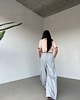 spodnie materiałowe Spodnie GRACES Melange Grey 2