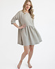 sukienki mini damskie Lniana Sukienka DAISY NATURAL 4