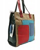 torby na ramię Torebka damska shopper, pojemna, skórzana ze skrawków kolorowa OLIVKA 1