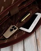 torby i nerki męskie Torba skórzana męska na ramie na laptopa brązowa vintage SL-09-BR 7