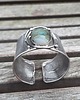 bransoletki wire wrapping Zielony staw - bransoletka regulowana 2