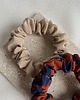 gumki do włosów 2 jedwabne gumki scrunchies Ellie & Beige Silk 1