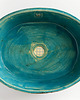 umywalki Umywalka ceramiczna, turkusowa owalna, zielona, nablatowa, niebieska 1