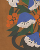 grafiki i ilustracje Niebieskie tulipany, plakat botaniczny, kwiaty 1