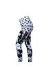 legginsy Sportowe legginsy POP ART black&white 3