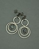 kolczyki wire wrapping Kolczyki sztyfty koła labradoryt  kółka stal chirurgiczna 3