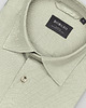 koszule męskie Koszula terranova 00554 długi rękaw zielony slim fit 1