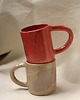 kubki i filiżanki Duży kubek ceramiczny. Ceramika ręcznie robiona 2