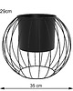 kwietniki Kwietnik metalowy loft design Ball Czarny śr. 35cm 2