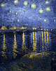 magnesy Gwieździsta noc nad Rhone - Van Gogh - magnes 1