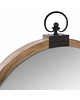 lustra stojące i wiszące Lustro Ścienne Okrągłe Loftowe 74 cm 1
