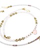 chokery Kwarc różowy i rubiny /choker/ - Szlachetna kolekcja 6