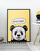 plakaty Plakat Panda- Why you so serious? 2