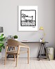 plakaty PLAKAT dekoracyjny pop art  pies Keith Haring grafika 4
