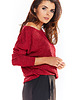 swetry damskie  Sweter B333 bordo 1