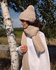 szale damskie Peruvian scarf powder pink 1