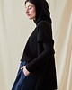 bluza z kapturem damska Sweter z kapturem oversize IBIZA Blue 2