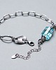 bransoletki wire wrapping Sztabka /blue sky /- bransoletka 3