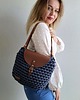 torby na ramię Torebka na ramię " Boho Weave Bag" z skórzaną klapką 7