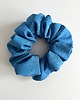 gumki do włosów Niebieska jedwabna gumka do włosów Blue Silk - 3 rozmiary 2