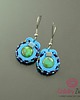 kolczyki soutache Kolorowe kolczyki sutasz - Lilly2 5