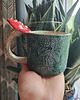 kubki Ceramiczny kubek handmade z napisem " Chodź w Bieszczady" i muchomorem 6