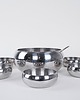 miski i misy Komplet misek stal nierdzewna, włoski design, lata 80, produkcja: Włochy 5