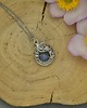 wisiory Mały wisiorek niebieski labradoryt wire wrapping 3