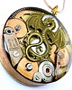 wisiory WISIOR DWUSTRONNY - DRAGON GOLDEN BEAST (unikat) 1