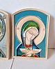 Ozdoby na ścianę Ikona ceramiczna obraz sakralny 2