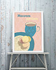 plakaty Makaroniki - plakat fine art 50x70 cm 8