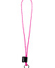 breloki Smycz Paracord NEON PINK z kółkiem 1