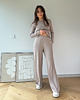 spodnie dresowe damskie Spodnie Gentle super soft taupe 5