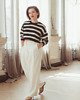 swetry damskie  Sweter typu crop w paski 2