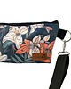 torebki mini Torebka "Jesienne kwiaty" welur 1