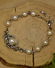 bransoletki wire wrapping Bransoletka z perłami, perły, wire wrapping 1