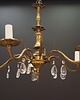 lampy wiszące Żyrandol mosiężny, duński design, lata 60 2